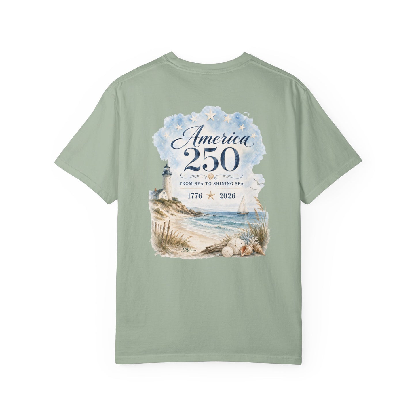 America 250 Lighthouse Coastal Commemorative T-Shirt