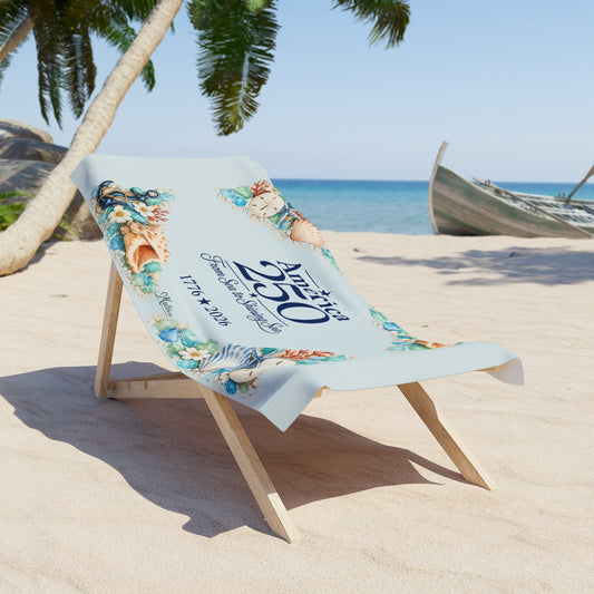 America 250 Coastal Beach Towel