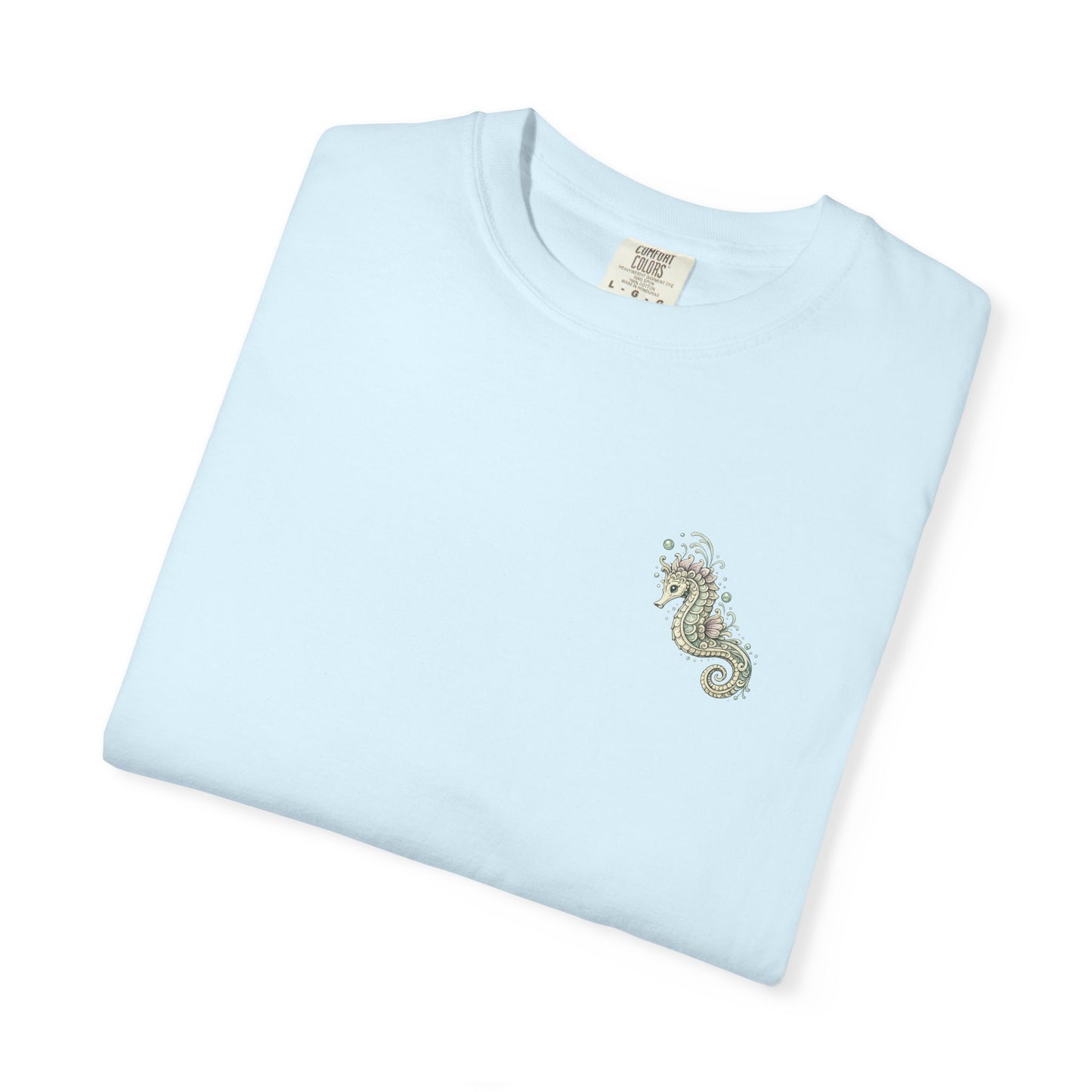 Seahorse Seashell Surf Graphic Tee