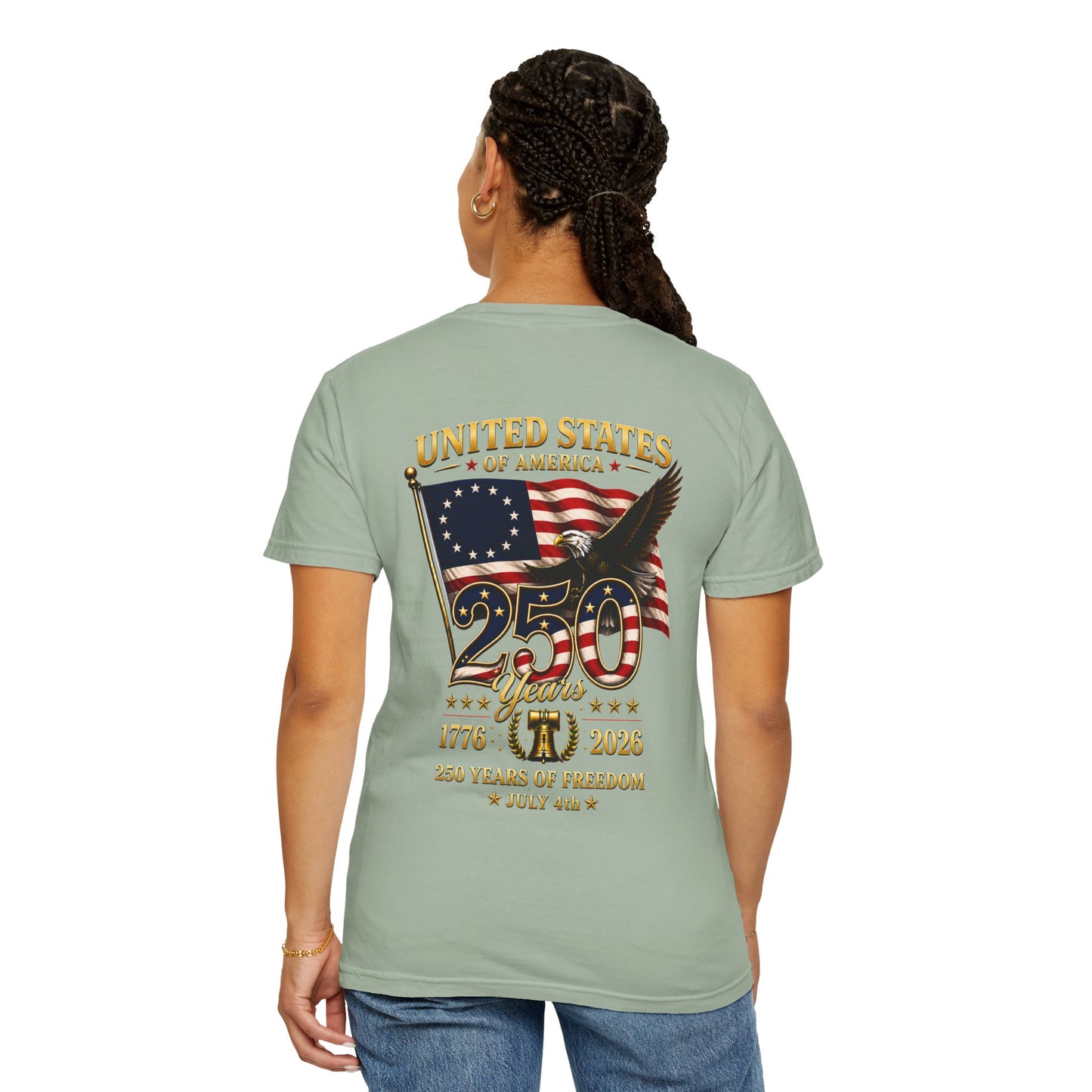 Limited Edition · USA 250th Anniversary T-Shirt by Marlis · Comfort Colors 1717