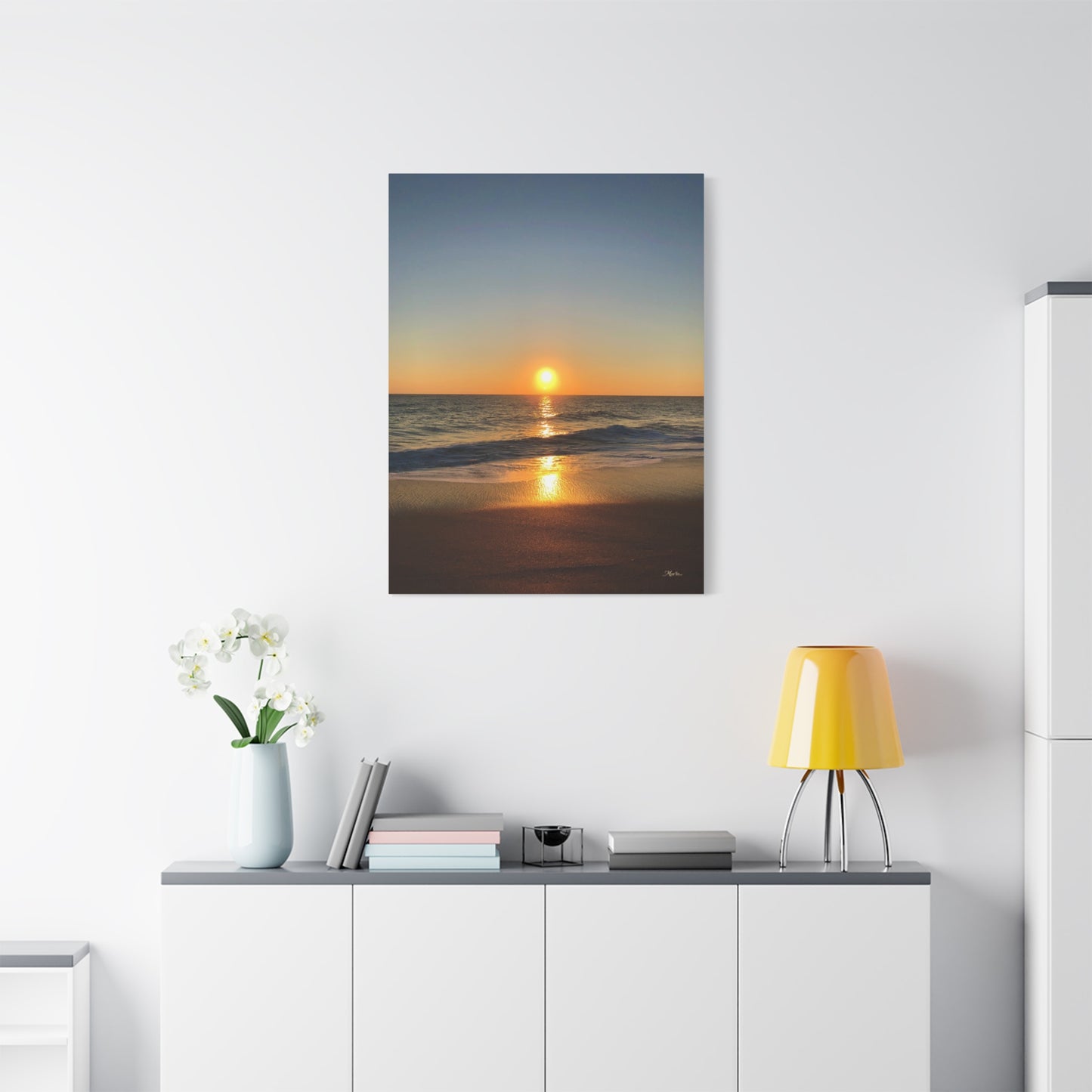 America Sunrise Florida Atlantic Coast Canvas Wall Art