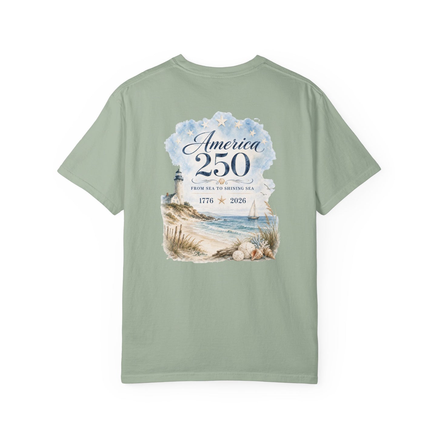 America 250 Lighthouse Coastal Commemorative T-Shirt