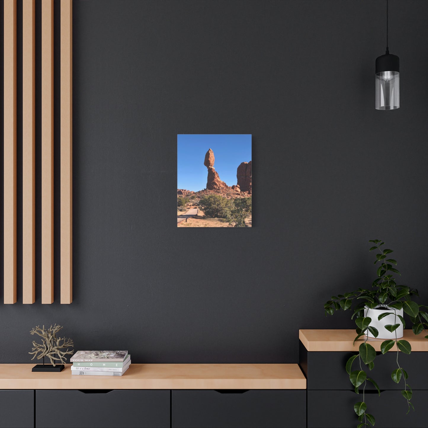 Balanced Rock Arches National Park Canvas Wall Art