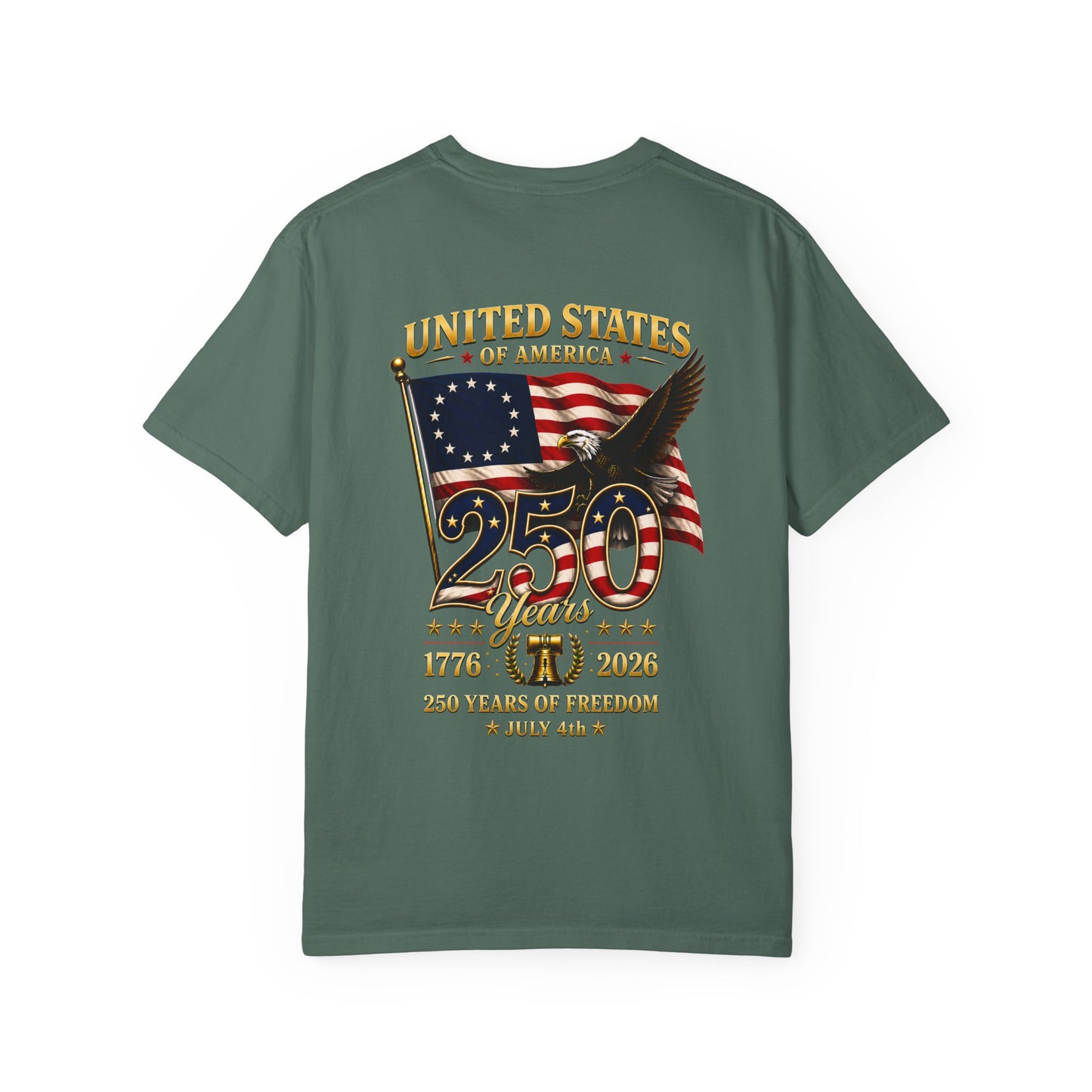 Limited Edition · USA 250th Anniversary T-Shirt by Marlis · Comfort Colors 1717