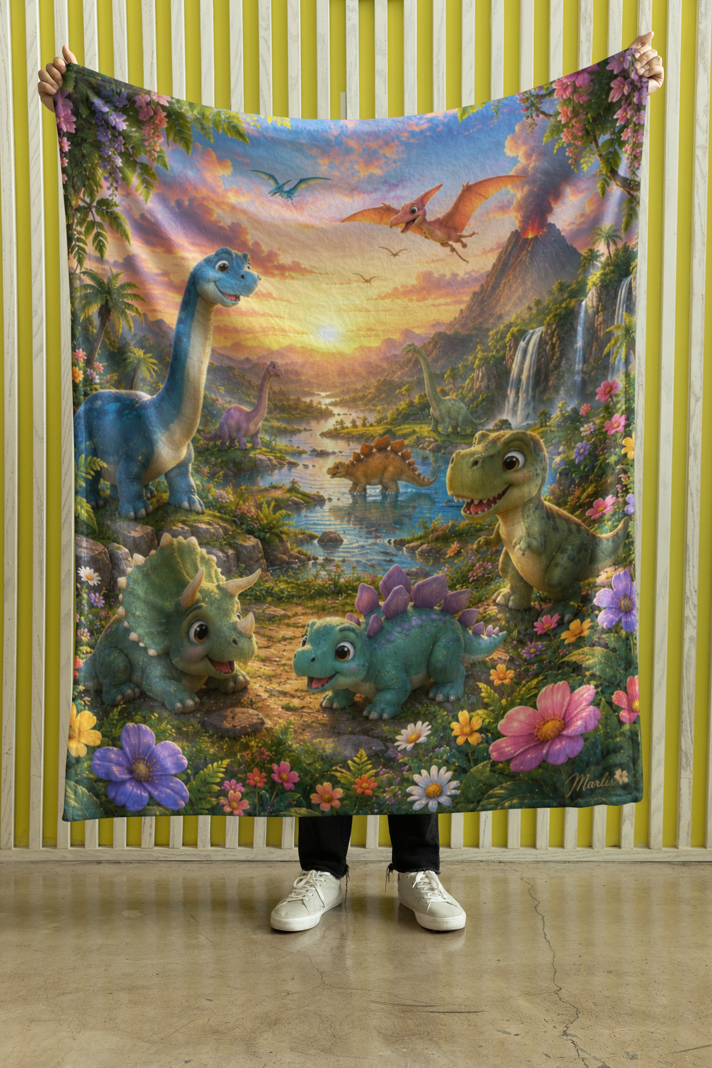 Dinosaur Valley Nest — Immersive Seek-and-Find Blanket