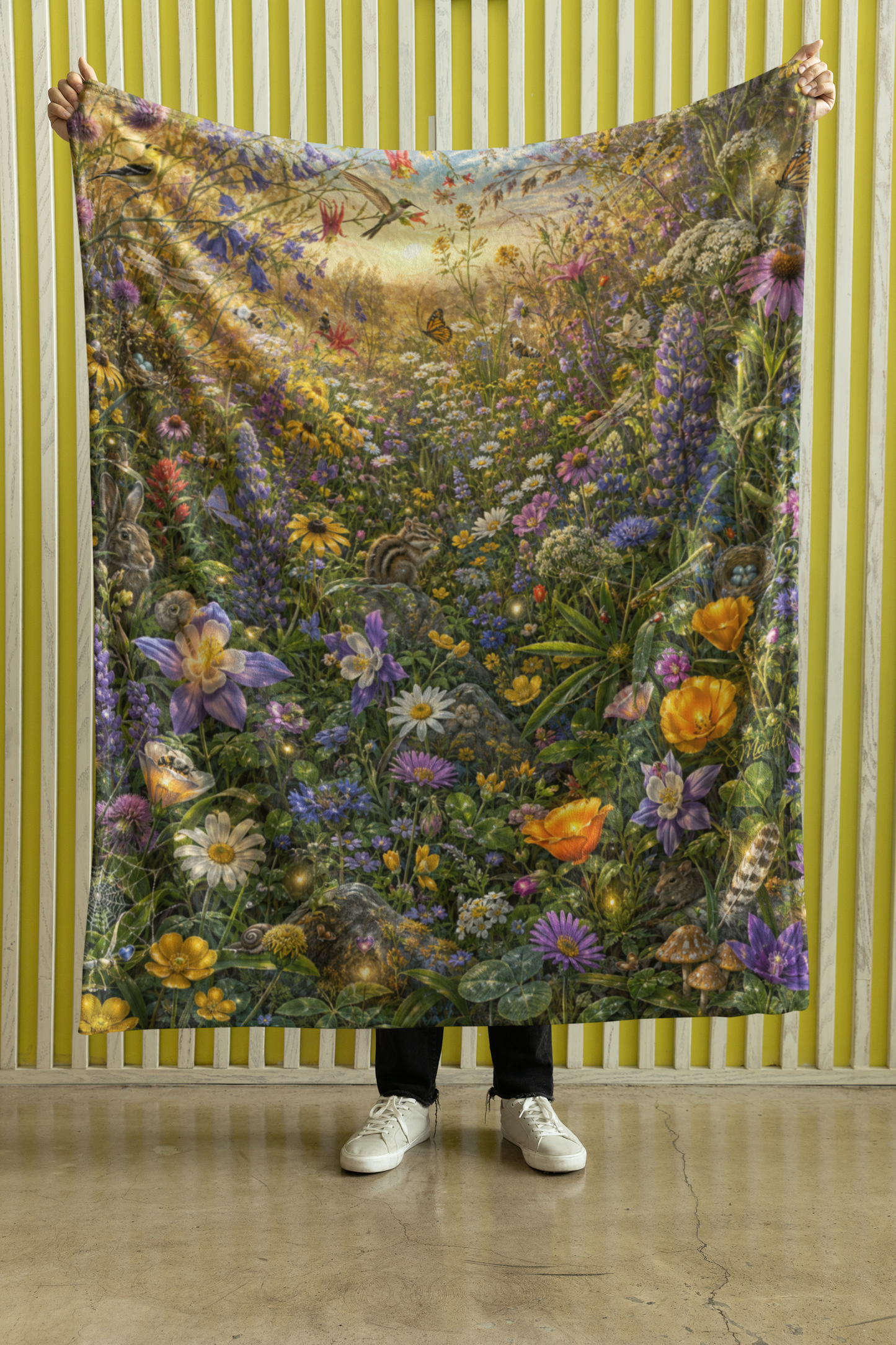 Wildflower Nest — Immersive Seek-and-Find Blanket