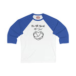 It's All About Me Shirt QR code Unisex 3\4 Sleeve Baseball Tee